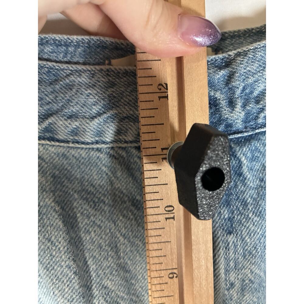 Madewell Womens 31 Tall NWT Superwide Leg High Rise Light Wash Denim Jeans Y2K - Picture 5 of 9